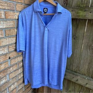 FootJoy Men's Sky Blue Polo Shirt
